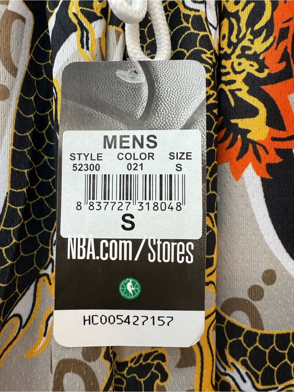 New Era x Nba Los Angeles Lakers Dragon-Print Athletic monogram shorts small - Picture 4 of 6
